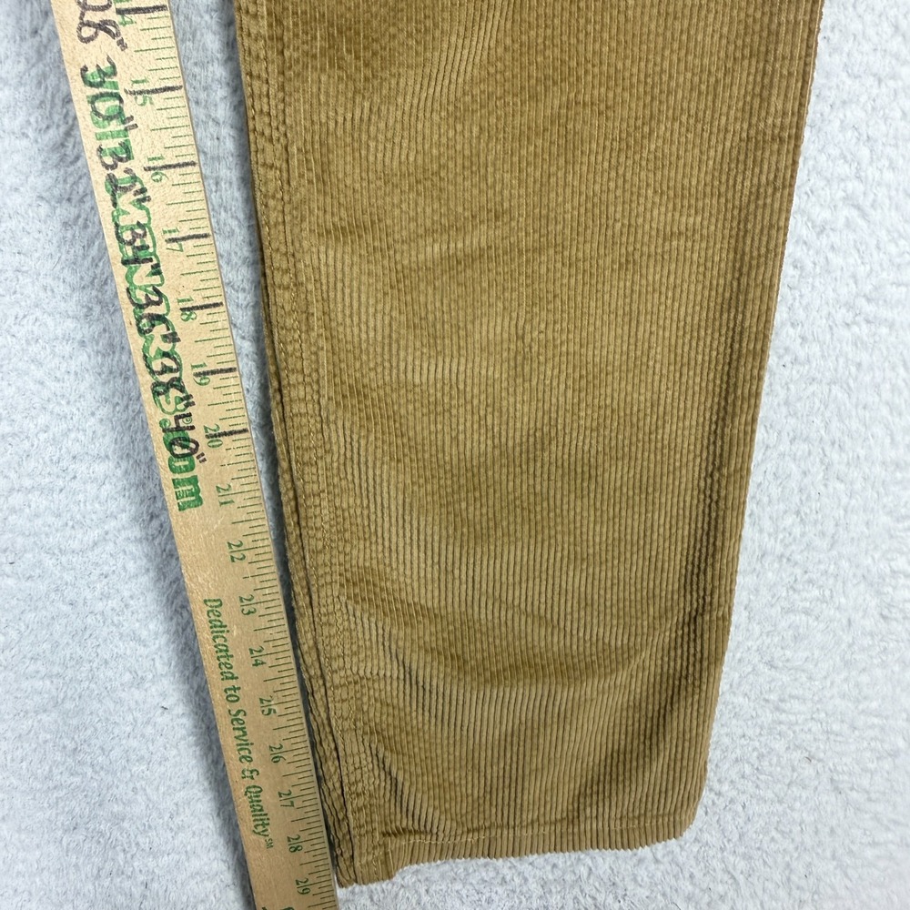 Levis Corduroy Jeans Mens 33 Fits 35x29 Brown Straight Cotton A4690-1840 - Picture 5 of 11